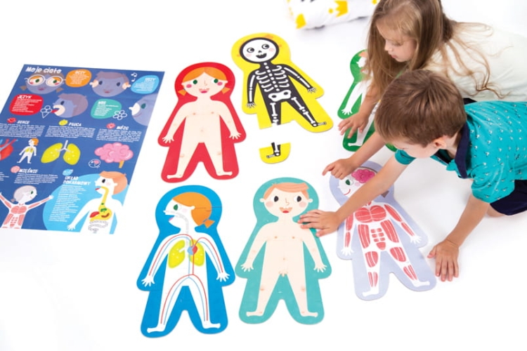 Duuuże puzzle Moje ciało CzuCzu
