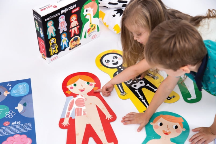 Duuuże puzzle Moje ciało CzuCzu