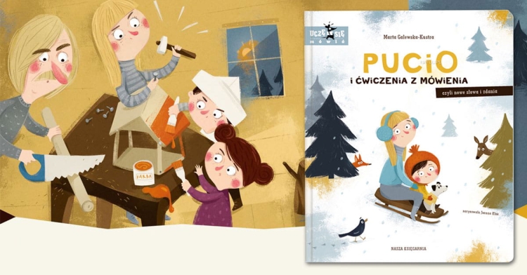 Pucio i ćwiczenia z mówienia, czyli nowe słowa i zdania