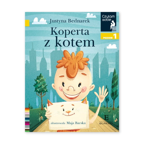 Koperta z kotem. Czytam sobie. Poziom 1