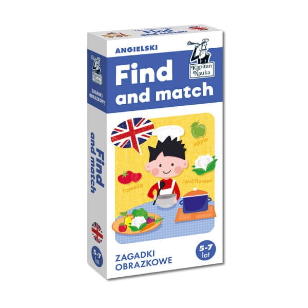 Angielski. Find and match. Zagadki obrazkowe