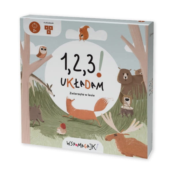 1,2,3! Układam Zwierzęta w lesie