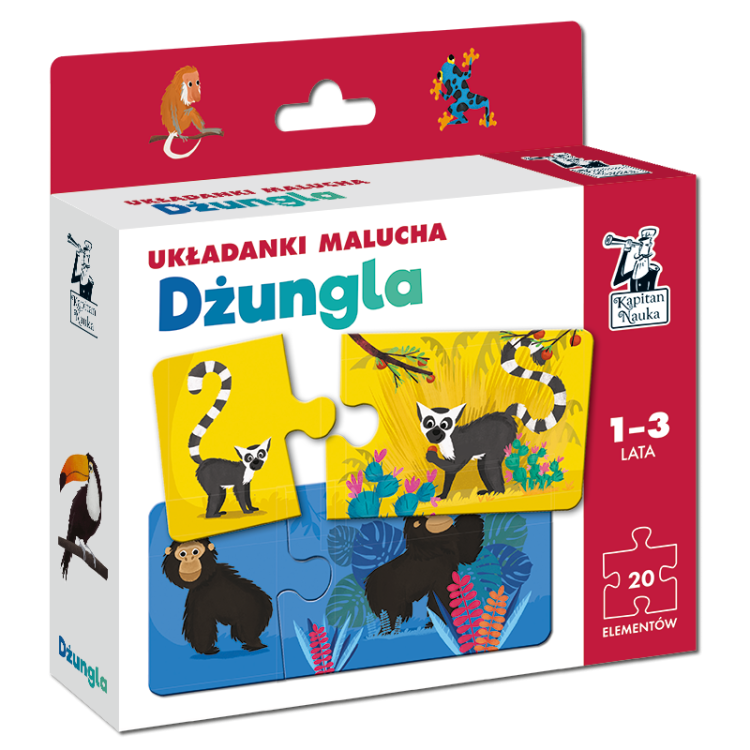 Dżungla. Układanki malucha