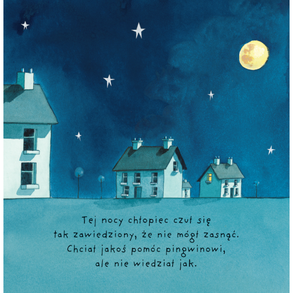 Chłopiec i pingwin
