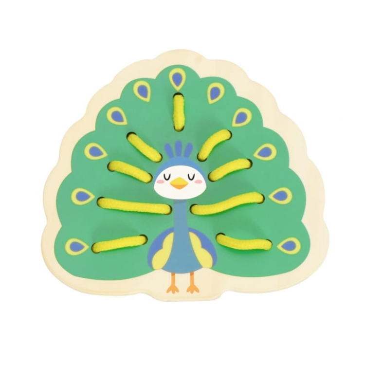 CLASSIC WORLD Drewniana Sznurowanka Przeplatanka Nawlekanka Przewlekanka Zwierzątka 10 el.6.jpg