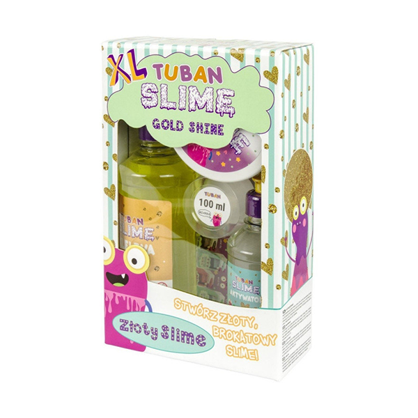 Tuban, masa plastyczna, zestaw Super Slime - Gold Shine Xl.jpg.png