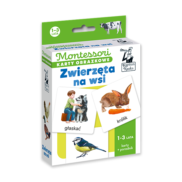 Zwierzęta na wsi. Montessori. Karty obrazkowe (1-3 lata). Kapitan Nauka.png