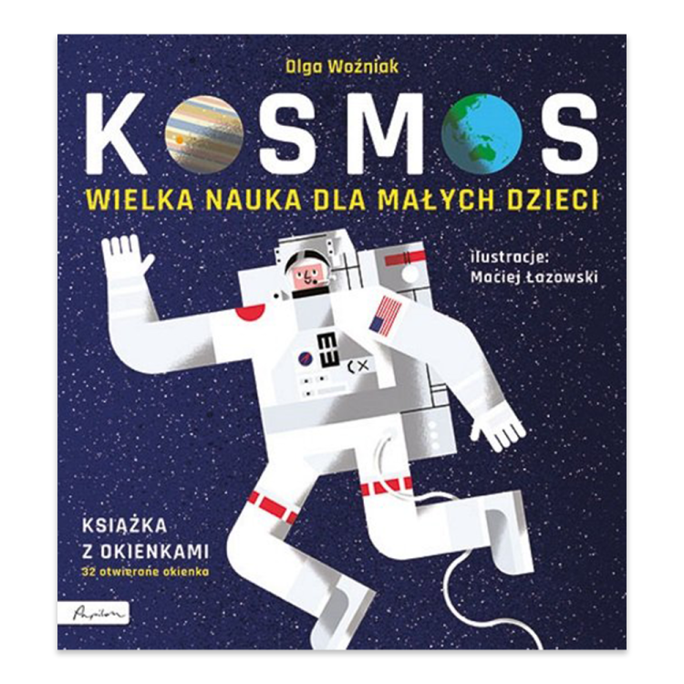 Kosmos. Wielka nauka dla małych dzieci. Książka z okienkami.jpg.png