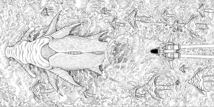 Obce światy. Pokoloruj kosmiczne królestwa_4 - księgarnia Natuli.png