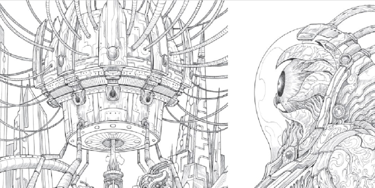 Obce światy. Pokoloruj kosmiczne królestwa_5 - księgarnia Natuli.png