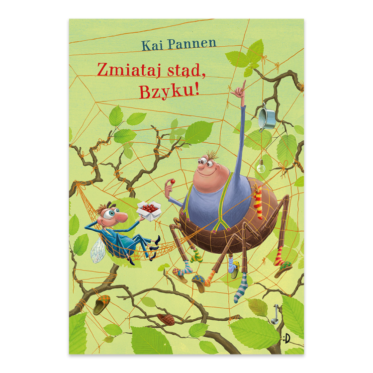 Zmiataj stąd, Bzyku! Pająk i mucha. Tom 2 - księgarnia Natuli.png