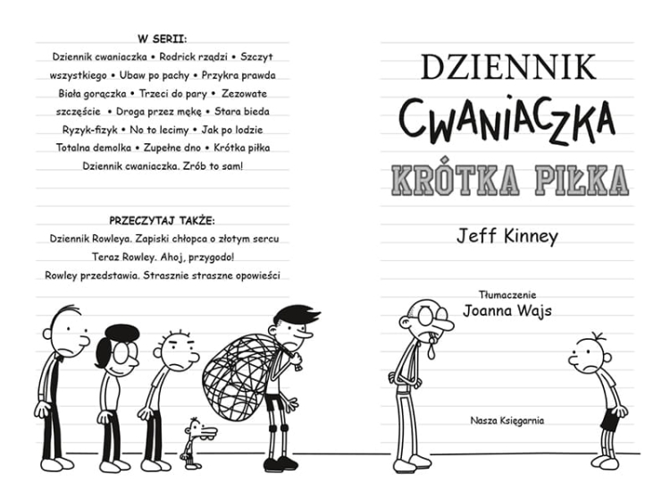 Krótka piłka. Dziennik cwaniaczka_2 - księgarnia Natuli.png