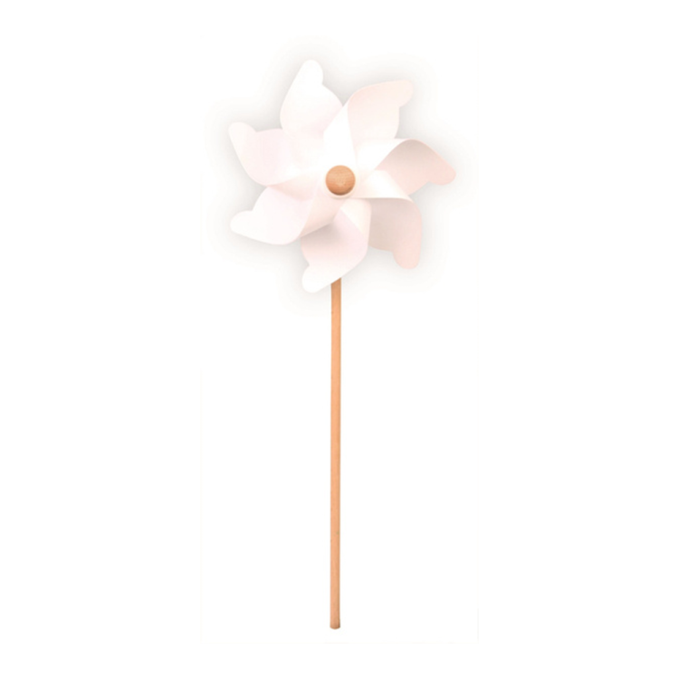Giobas, Drewniany wiatraczek biały 58 cm - księgarnia Natuli.png