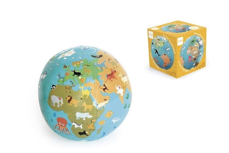 Scratch, Piłka dmuchana Mapa Świata 40 cm_2 - księgarnia Natuli.jpg