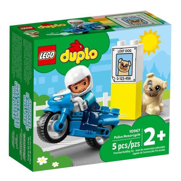 Lego DUPLO 10967 Motocykl policyjny - księgarnia Natuli.png