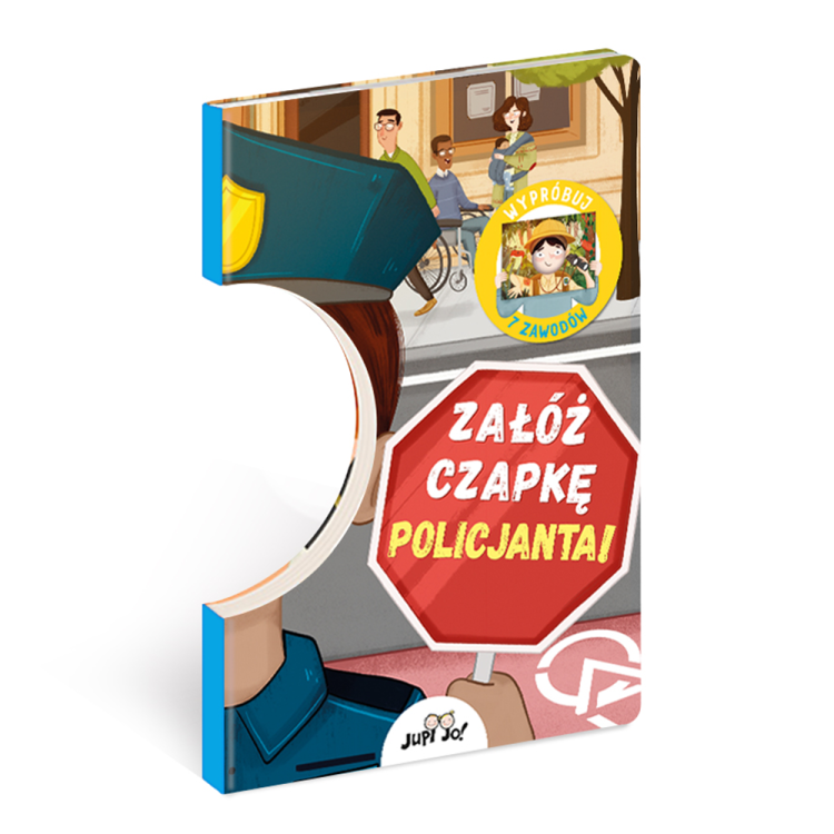 Załóż czapkę policjanta!. Wypróbuj 7 zawodów - księgarnia Natuli.png