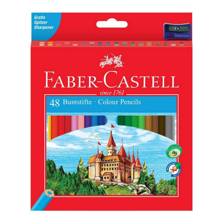 Kredki Zamek 48 kolorów FABER CASTELL - księgarnia Natuli.jpg.png