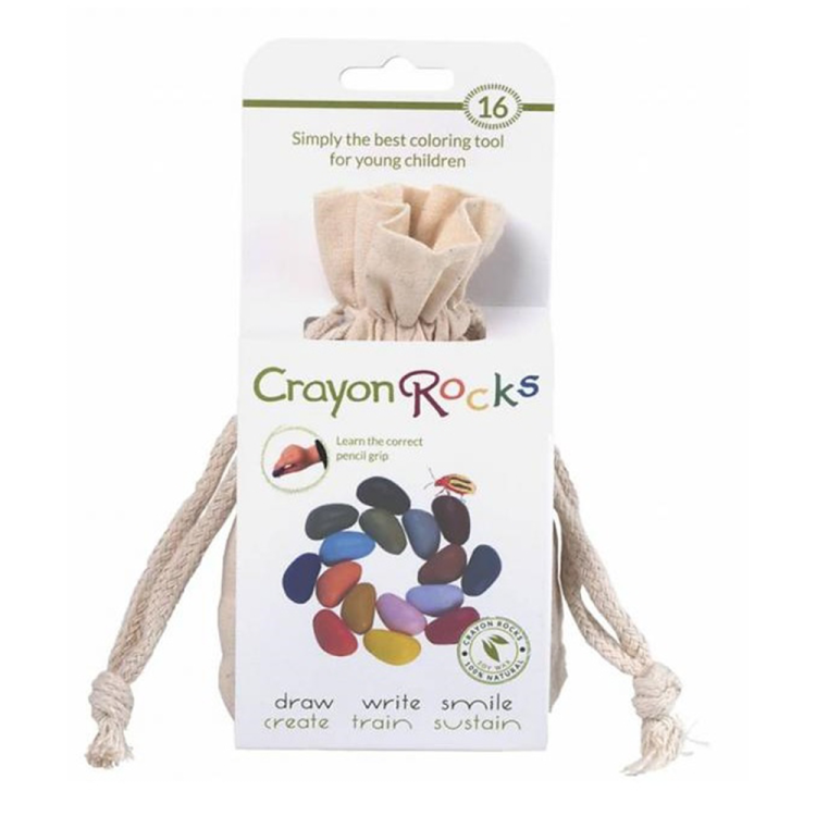 Kredki Crayon Rocks w bawełnianym woreczku - 16 kolorów - księgarnia Natuli.png