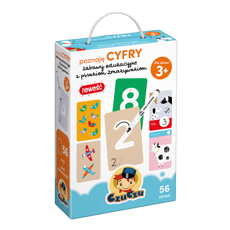 Poznaję cyfry zabawy edukacyjne z pisakiem zmazywakiem czuczu - księgarnia Natuli.png