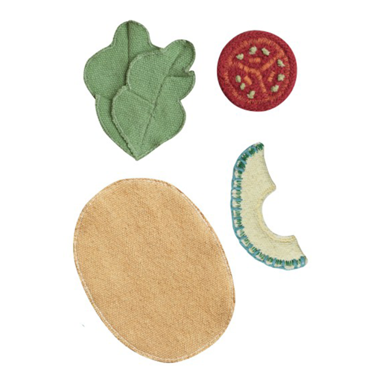 Zabawki Bawełniane Veggies Taco Lorena Canals.png