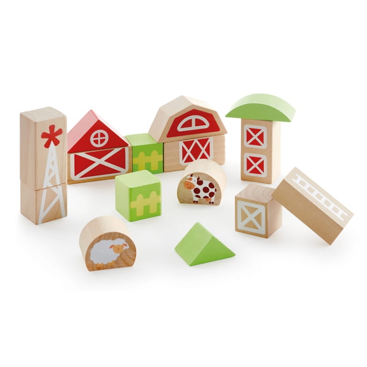 Drewniane klocki z woreczkiem Apli Kids - Farma_2.jpg