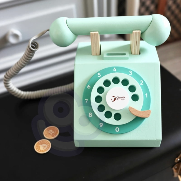 CLASSIC WORLD Klasyczny Drewniany Telefon dla Dzieci_12.jpg