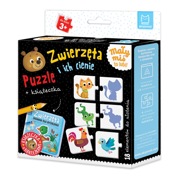 Zwierzęta i ich cienie. Puzzle + książeczka.png