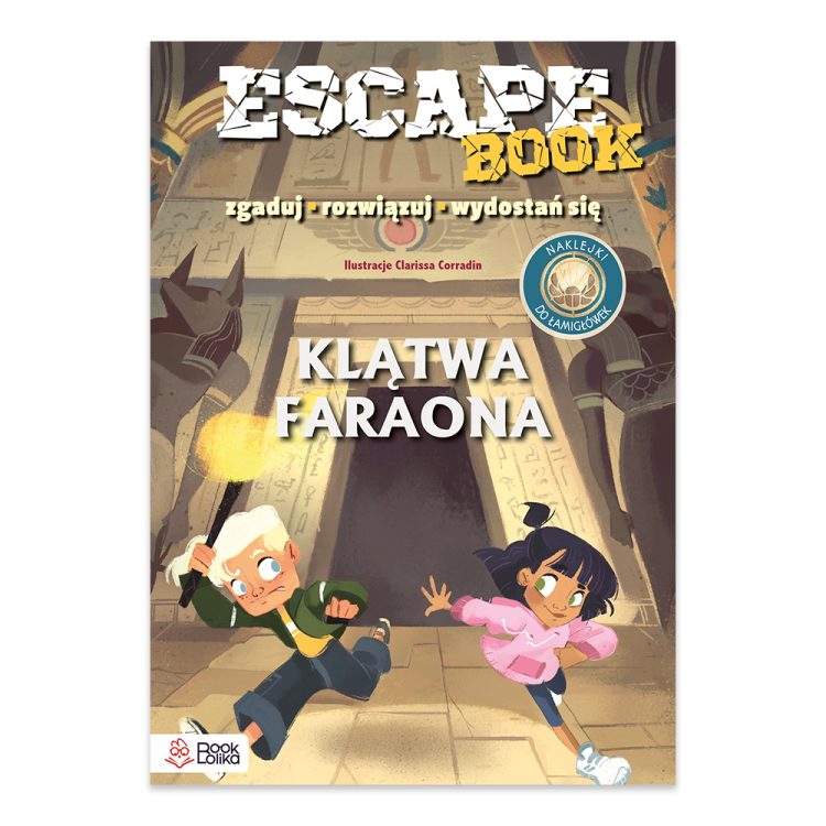 Klątwa faraona. Zgaduj, rozwiązuj, wydostań się. Escape Books.png