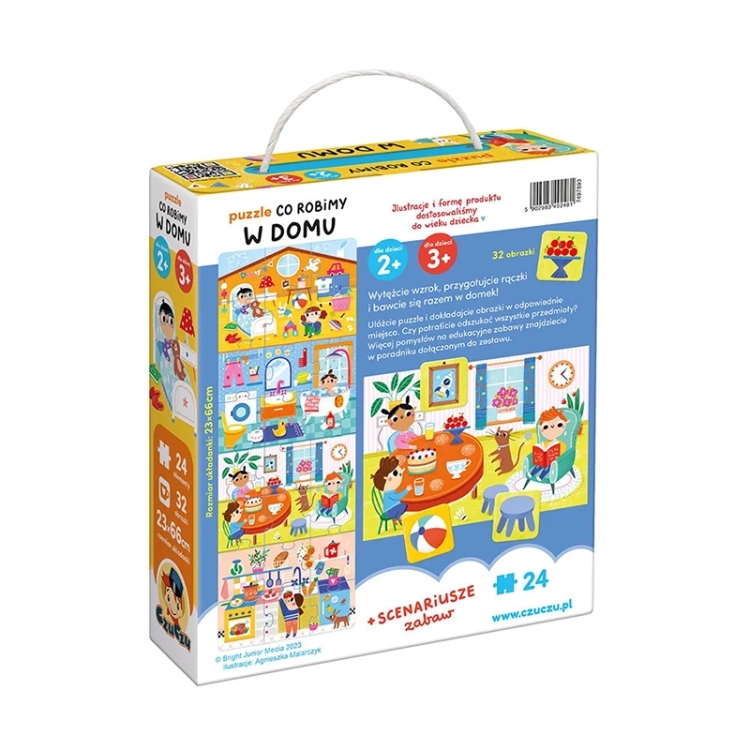 CzuCzu Puzzle. Co robimy w domu dla dzieci. 2+,3+_2.webp