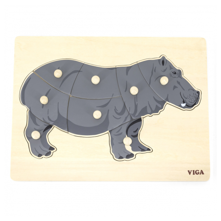 Drewniane Puzzle Montessori Hipopotam z Pinezkami.png