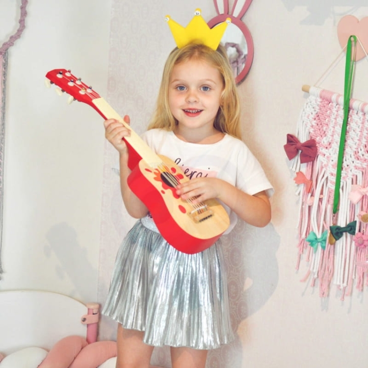 CLASSIC WORLD Drewniana Gitara dla Dzieci Akustyczna_5.jpg