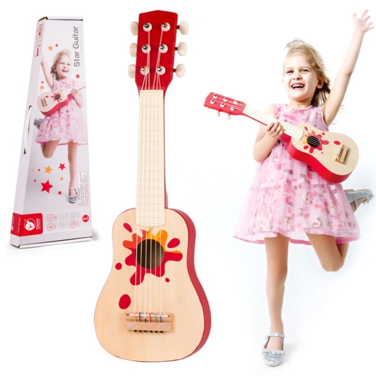 CLASSIC WORLD Drewniana Gitara dla Dzieci Akustyczna_10.jpg