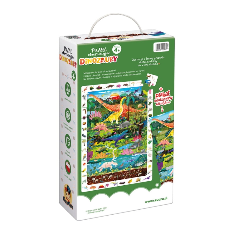 Puzzle obserwacyjne 60 el. Dinozaury_2.jpg