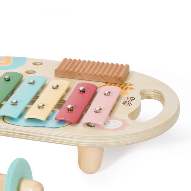 CLASSIC WORLD Zestaw Instrumenty Muzyczne dla Dzieci Cymbałki Bębenek Grzechotka 5 el._4.jpg