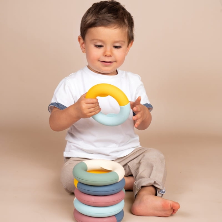 Smoby Little Krążki Edukacyjne Układanka Kółka dla Dzieci 12 elementów_4.jpg