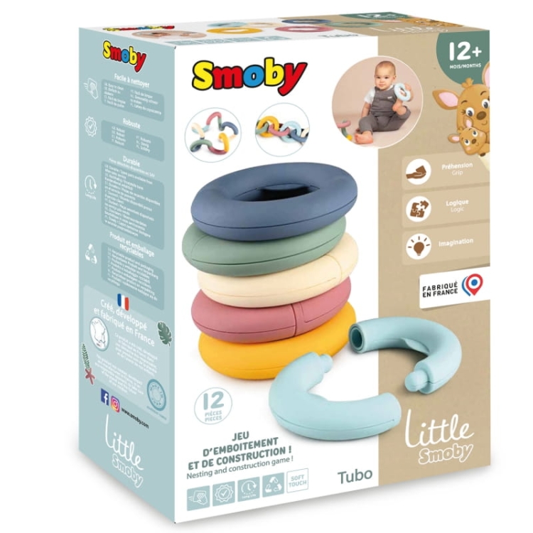 Smoby Little Krążki Edukacyjne Układanka Kółka dla Dzieci 12 elementów_13.jpg
