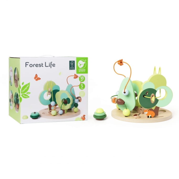CLASSIC WORLD Edukacyjny Labirynt Przeplatanka Forest Life 18m+ FSC_8.jpg