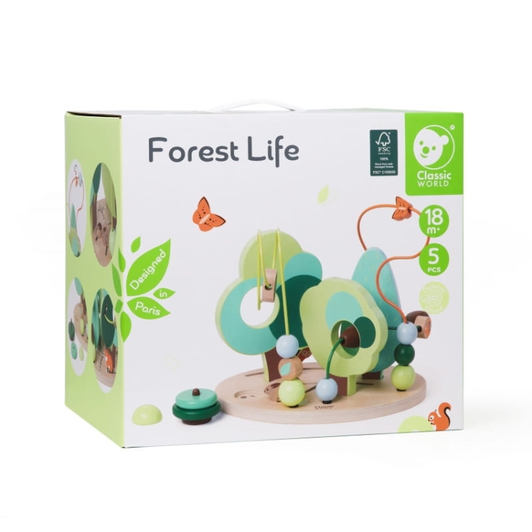 CLASSIC WORLD Edukacyjny Labirynt Przeplatanka Forest Life 18m+ FSC_9.jpg