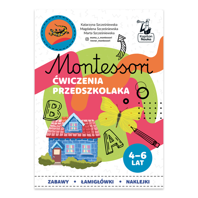 Ćwiczenia przedszkolaka 4-6 lata. Montessori. Karty sensoryczne.png
