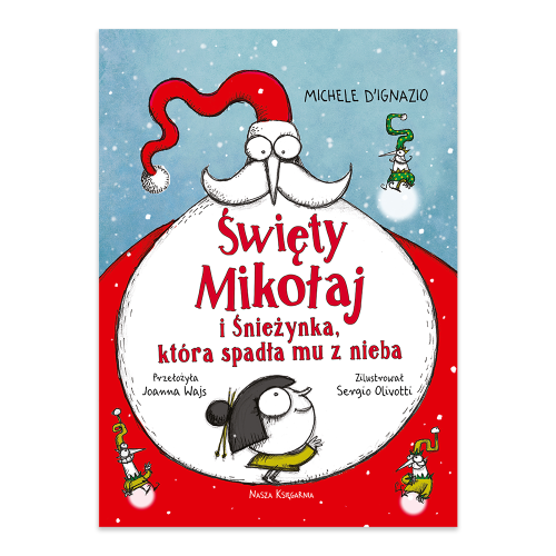 Święty Mikołaj i Śnieżynka, która spadła mu z nieba.png