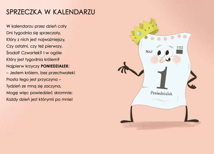 Dni, tygodnie i miesiące z sową, jeżem i zającem.webp