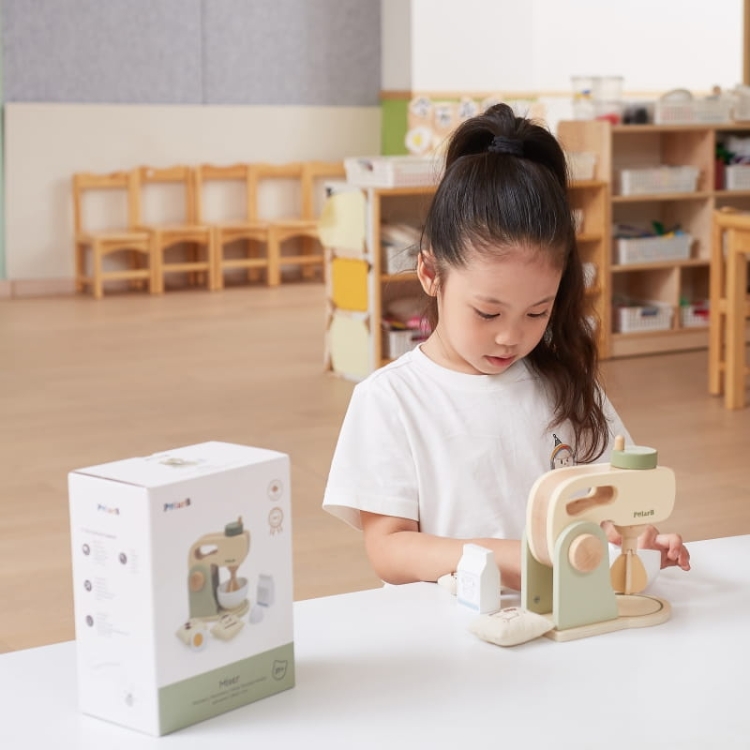 VIGA PolarB Drewniany Mikser Kuchenny Zielony + Akcesoria_2.jpg