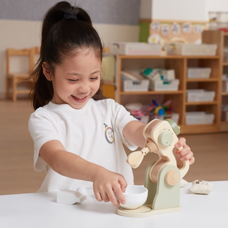 VIGA PolarB Drewniany Mikser Kuchenny Zielony + Akcesoria_5.jpg