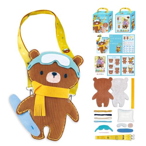 Zestaw do szycia Snowboarding Bear2.jpg