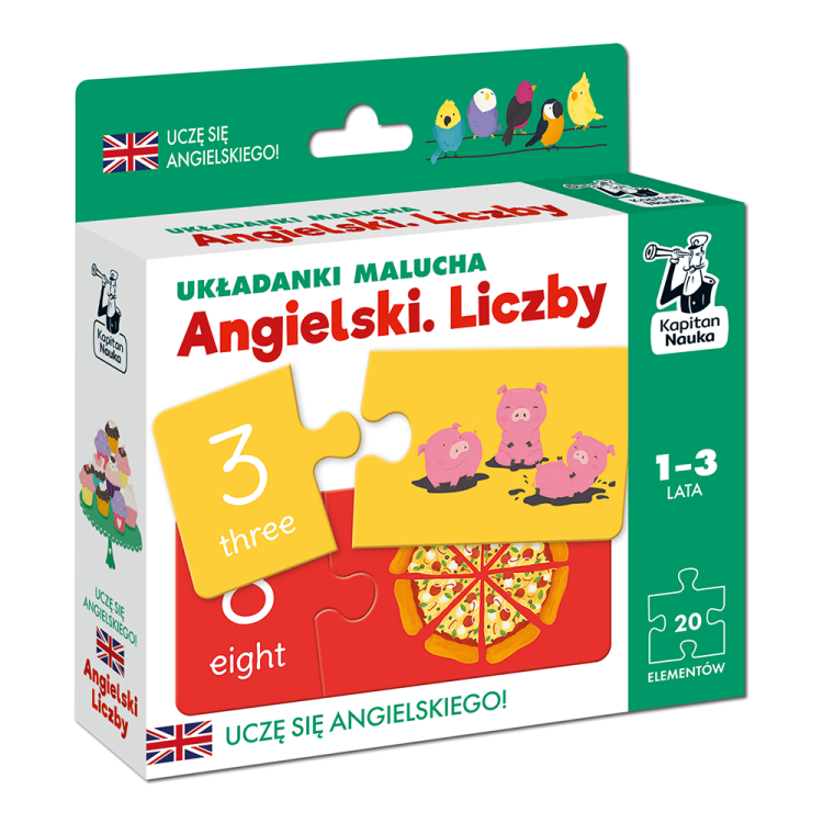 Układanki malucha. Angielski. Liczby 1-3 lata. Układanki malucha.png