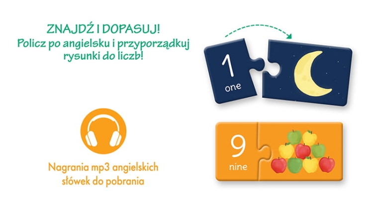 Układanki malucha. Angielski. Liczby 1-3 lata. Układanki malucha_3.png