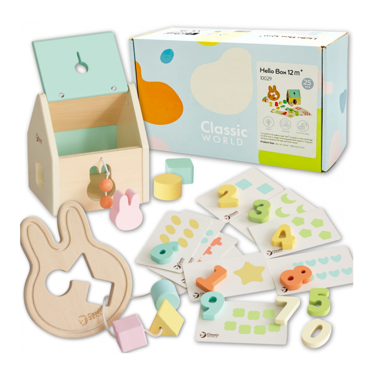 CLASSIC WORLD Pastelowy Zestaw dla Niemowląt Box Pierwsze Zabawki do Nauki od 12 do 18 miesiąca12 produktowe.png