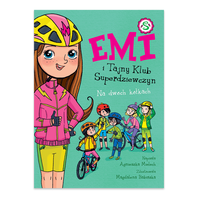 Na dwóch kółkach. Emi i Tajny Klub Superdziewczyn. Tom 15.png
