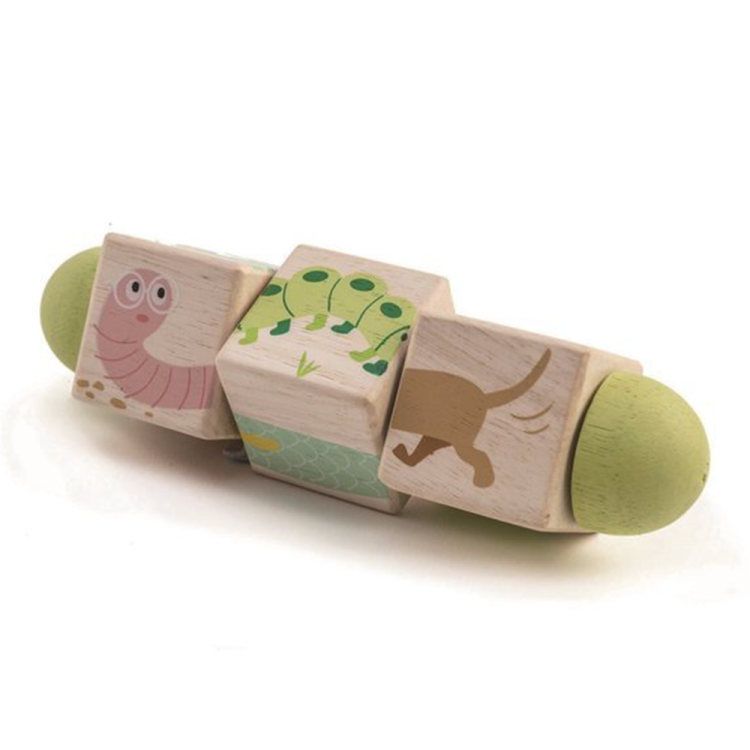 Drewniana układanka, twist - Zwierzątka, Tender Leaf Toys.png