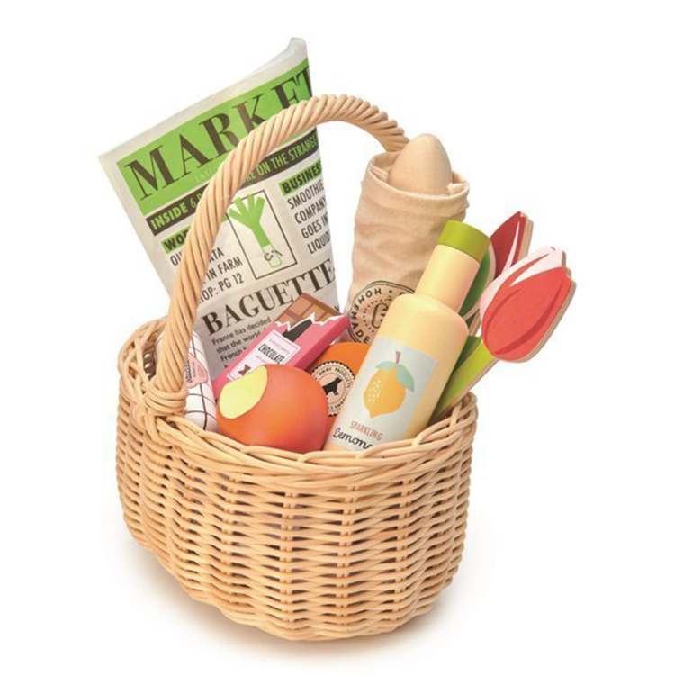Wiklinowy koszyk z zestawem piknikowym, Tender Leaf Toys.png